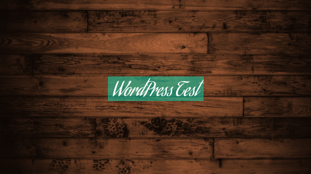WordPress Test